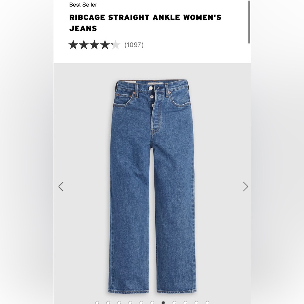 Levi's High Rise Blue Jeans